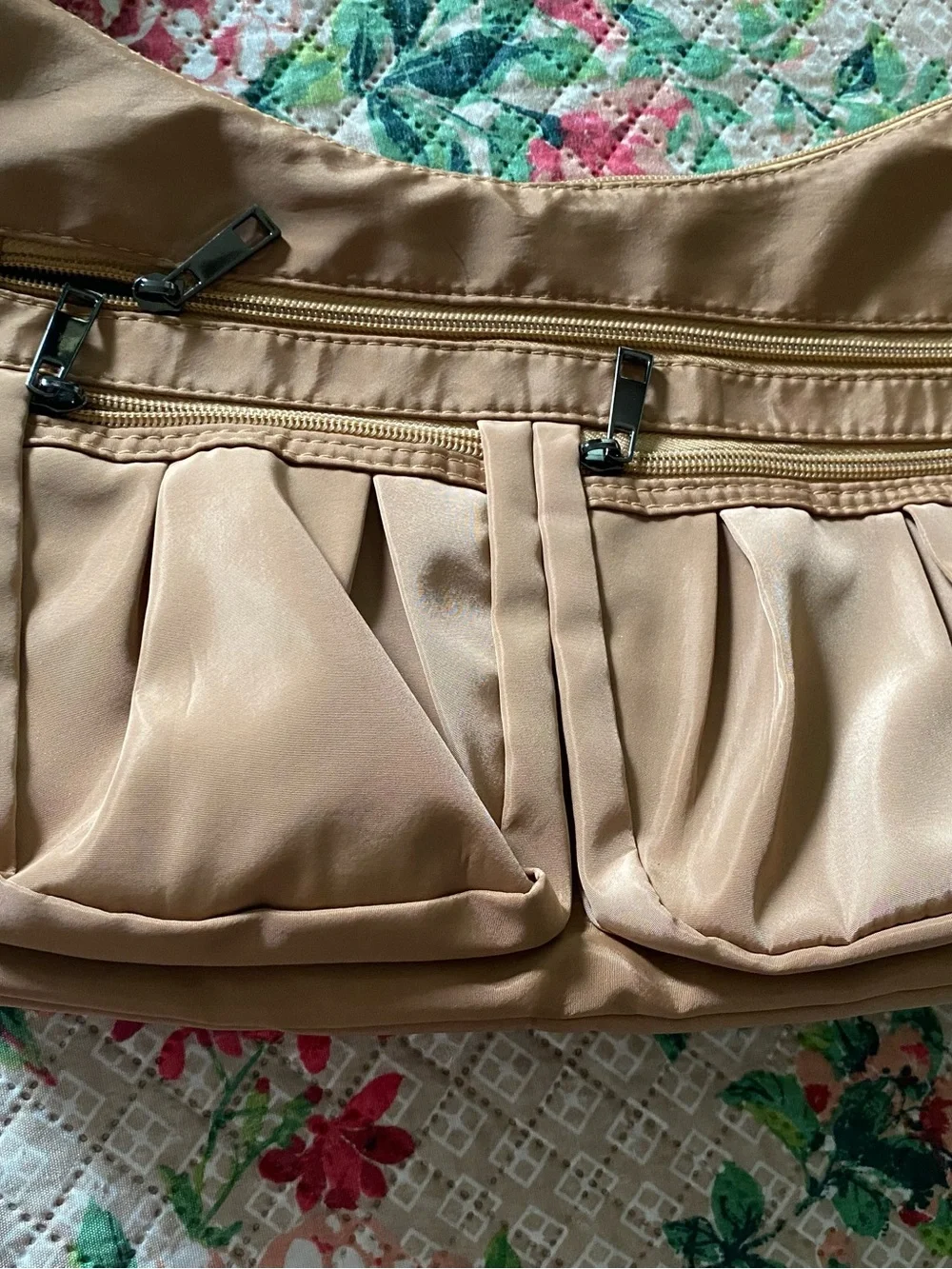 Beige Women’s Crossbody Bag - Neutral Shoulder Bag